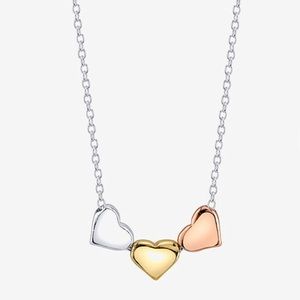 Footnotes Sterling Silver Heart Necklace